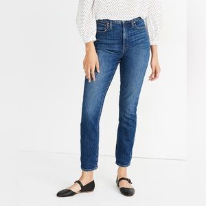 Madewell The High-Rise Slim Boyjean in Barksdale Wash Size 24
